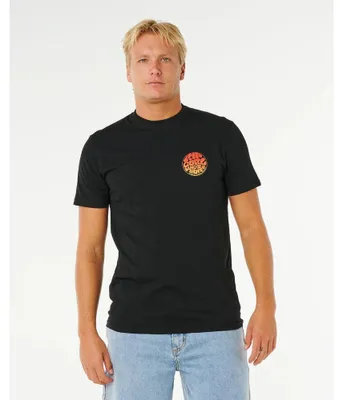 Produktbild von Rip Curl Wettie Passage Icon T-Shirt SCHWARZ Konfektionsgröße XL