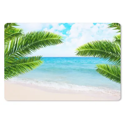 Produktbild von MuchoWow® Mauspad Mousepad Tropisch - Strand - Meer 27x18 cm - Mousepads - Maus Mat - Pad - Mausunterlage - Büroartikel - Desk Matten