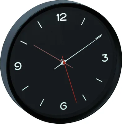 Produktbild von TFA 60.3056.01 schwarz Analoge Wanduhr