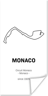 Produktbild von MuchoWow® Poster F1 - Monaco - Rennstrecke 20x40 cm - Plakat - Foto