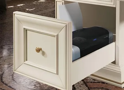 Produktbild von Schreibtisch Büro Tisch Edle Holz Tische Barock Rokoko Antik Stil 186x91cm Neu