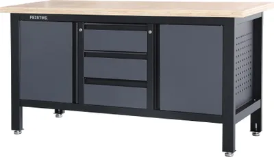 Produktbild von FEISTOS Werkstatteinrichtung Heros 2 Werkbank mit Schubladen 170 cm
