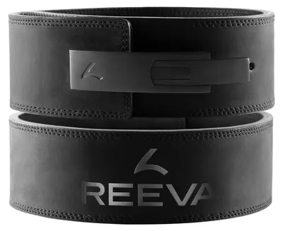 Produktbild von Reeva - Gewichthebergürtel – Büffelleder mit Edelstahlschnalle – Lifting belt – 10 mm - M
