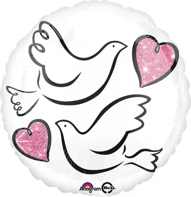 Produktbild von Amscan 3446101, Spielzeugballon, Folie, Schwarz, Pink, Weiß, Rund, 430 mm, 430 mm