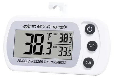 Productafbeelding van Digitale Thermometer voor Koelkast/Vriezer - -20t/m50°C - Wit, AI-gegenereerde afbeelding