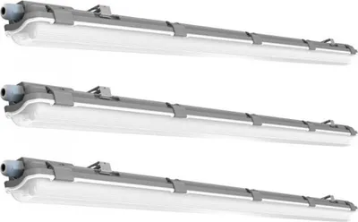 Produktbild von 3er Set LED Wannenleuchten, tageslichtweiß, L 66,6 cm VT-6029
