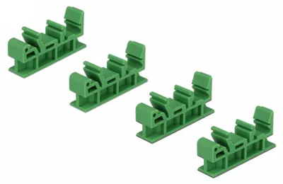 Productafbeelding van Delock 65961 DELOCK Hutschienenclip für Platine 4 Stück