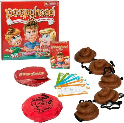 Zdjęcie produktu dla Poopyhead Gra w karty logiczne gra planszowa Prank Toy dla przyjaciół rodziny Party domyślnie