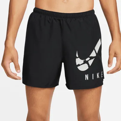 Produktbild von Nike M Nk Df Chlnr Shrt 5Bf Run Dvn Black/Reflective Silv Xl