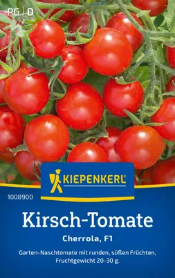 Produktbild von Kiepenkerl Kirsch-Tomatensamen Cherrola F1 Solanum lycopersicum 10 Pflanzen