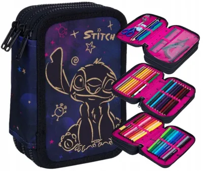Zdjęcie produktu dla Piórnik Trzykomorowy Lilo&Stitch Disney Golden Jumper 3 Coolpack