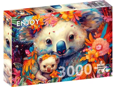 Image de Puzzle 3000 pièces Enjoy – Koala Kuddles