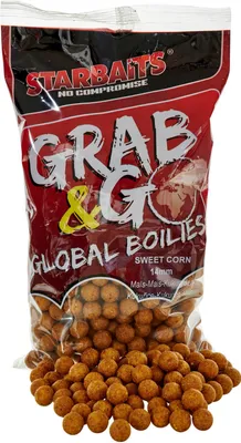 Produktbild von Starbaits Grab & Go Global Boilies 14mm 1Kg Sweet Corn