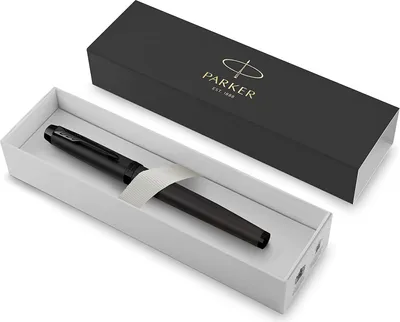 Image de PARKER Rollerball IM Achromatic                    F Schwarz Geschenkbox