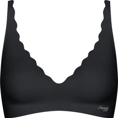 Produktbild von Sloggi Zero Feel Wavy Bralette Ohne Bügel Damen BH , Größe: XS, Farbe: Schwarz (Black)