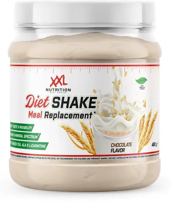 Produktbild von Diät Shake Mahlzeitersatz | XXL Nutrition Diet Shake Schokolade 480 g | Abnehm Shake mit Protein ohne Zuckerzusatz