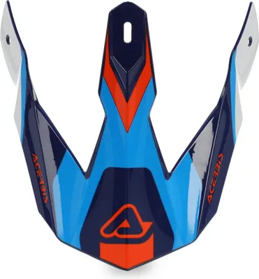 Produktbild von Acerbis Linear Helmschirm Farbe: Blau/Orange