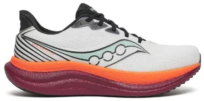 Imagen del producto de Zapatillas de running Saucony Triumph 23 para hombre, color blanco/rojo carmesí, talla 42
