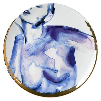 Immagine prodotto di Heinen Delfts Blauw – Piatto da parete, collezione Victoria Verbaan, soggetto: "Sexy lady"