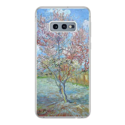 Produktbild von MuchoWow® Handyhülle Schutzhülle Hülle für Samsung Galaxy S10e Der rosa Pfirsichbaum - Vincent van Gogh Silikon Softcase Handy Hülle - Handy