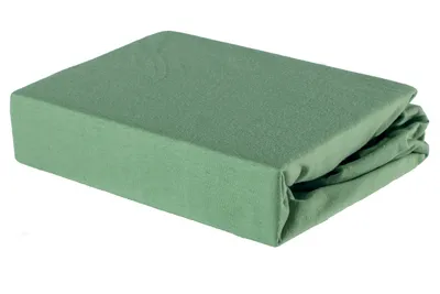 Produktbild von Bettlaken Spannbettlaken Laken aus Baumwolle 100% Jersey – 90x160 Minze