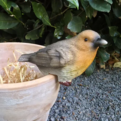 Produktbild von Gartenfigur Vogel Kantensitzer für Blumentop 5,5 cm