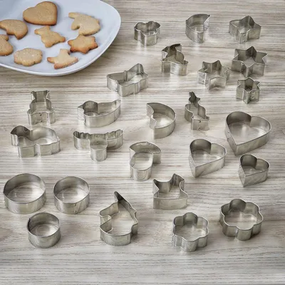 Produktbild von Kreative Ausstechformen Set für Kinder: Tiere und fantasievolle Motive, 25 Stück
