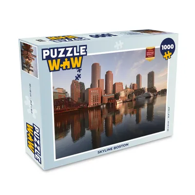 Obrázok produktu pre MuchoWow® Puzzle 1000 ks Panoráma Bostonu