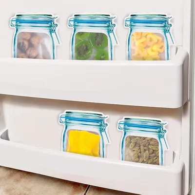 Produktbild von Wiederverwendbare Lebensmittelaufbewahrungsbeutel - 12 Stück - 750 ml - umweltfreundlich