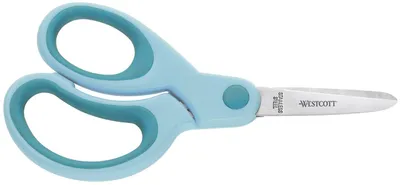 Produktbild von 12x WESTCOTT E-20585 00 Bastelschere 13 cm spitz türkis Linkshänder