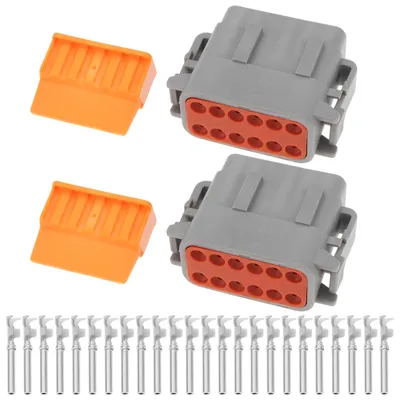 2er Set 12-Pin Steckverbinder-Kit DTM06-12SA für Auto
