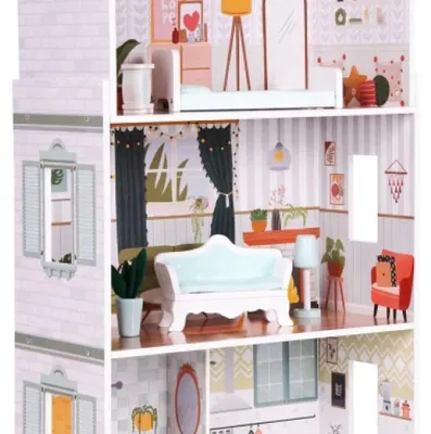 Produktbild von ECOTOYS TYpatrov Puppenhaus Alice