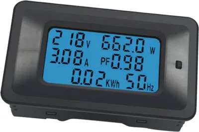 Obrázek produktu pro Hyuduo voltmetr - multimetr, wattmetr, měřič proudu pro měření elektrických parametrů, napěťový proudový výstup s výkonovým alarmem, podsvícení, ukládání dat, 20A/100A