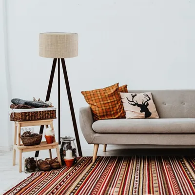 Produktbild von Opviq, AYD-2809, Stehlampen, Beige, PVC, 21 x 38 x 140 cm