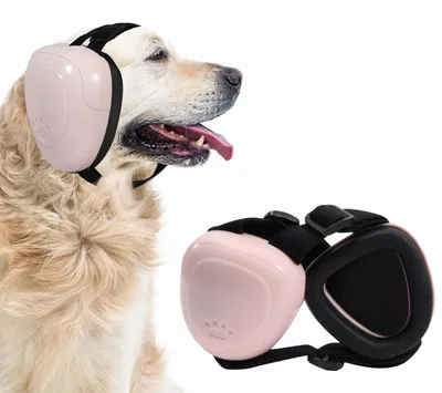 Produktbild von Gehörschutz für Hunde - Einstellbare Geräuschisolierung (Rosa, S)