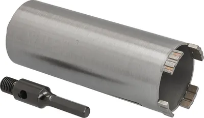 Produktbild von Diamantbohrkrone Ø 72 mm Nutzlänge 180 mm mit 6-kant-Aufnahme 100 mm Segmenthöhe 10 mm Diamant Bohrkrone Trockenbohrkrone Kernbohrer Betonbohrkrone Kernbohrkrone BTEC