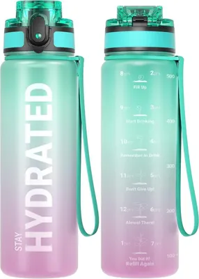 Image de Sahara Sailor Gourde en Tritan sans BPA Bouteille de sport 500ml anti-fuite
