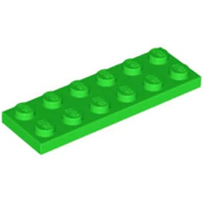 Produktbild von Lego® 2x6 Platte 3795 - 10 Stück Hellgrün