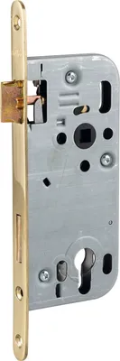 Produktbild von SOLIDO Einstemmschloss 321 PZW, DM 50, Nuss 8,5, Messing poliert