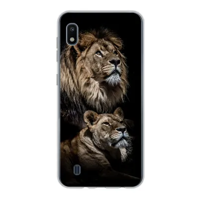 Produktbild von MuchoWow® Handyhülle Schutzhülle Hülle für Samsung Galaxy A10 Löwe - Löwin - Porträt Silikon Softcase Handy Hülle - Schutzhülle