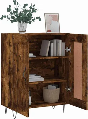 Obrázek produktu pro vidaXL Příborník kouřový dub 69,5x34x90 cm výrobek ze dřeva