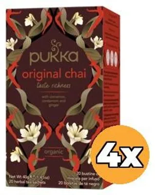 Produktbild von 4x Pukka Original Chai (20 Beutel)