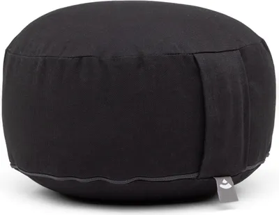 Produktbild von Meditationskissen RONDO BASIC schwarz | Dinkelhülsen