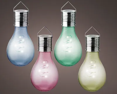 Produktbild von LED Solar Birnen aussen 4 Lichter
