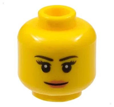 Image de Minifigurine LEGO jaune (3626pb1211) – neuve