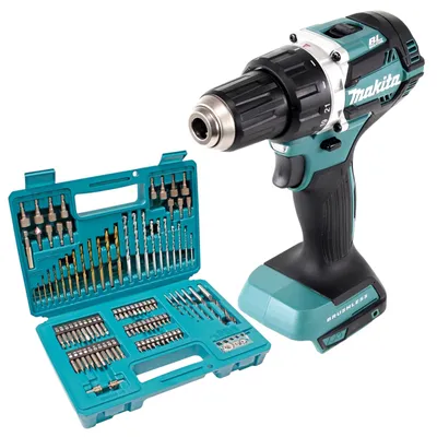 Immagine prodotto di Trapano avvitatore a batteria Makita DDF 484 Z 18 V 54 Nm brushless + set di punte da 102 pezzi - senza batteria, senza caricabatterie