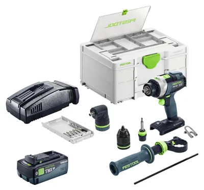 Produktbild von Festool TPC 18/4-Basic-Set Akku Schlagbohrschrauber 18 V 75 Nm Brushless + 1x Akku 8,0 Ah + Schnellladegerät + Systainer