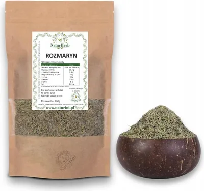 Zdjęcie produktu dla ROZMARYN na odporność AROMATYCZNY 50g Naturini