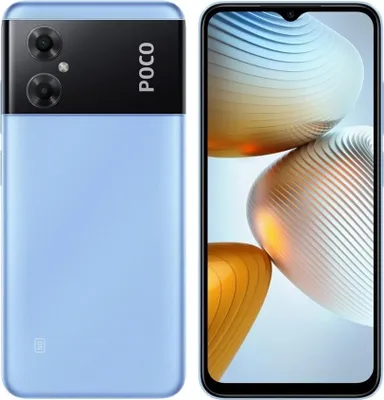 Produktbild von POCO M4 5G, 16,7 cm (6.58"), 4 GB, 64 GB, 13 MP, Android 12, Blau