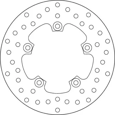 Produktbild von BREMBO Serie Oro Bremsscheibe 220mm 68B407G2